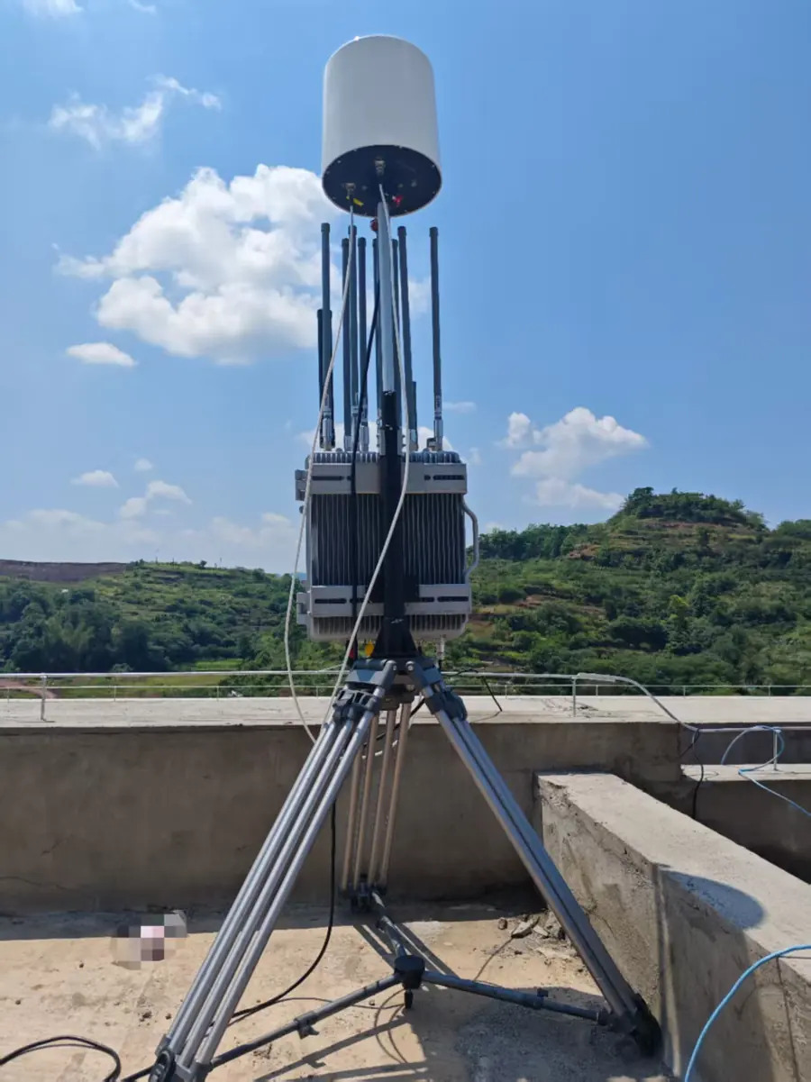 Skyner RF detection and countermeasure unit installed on site